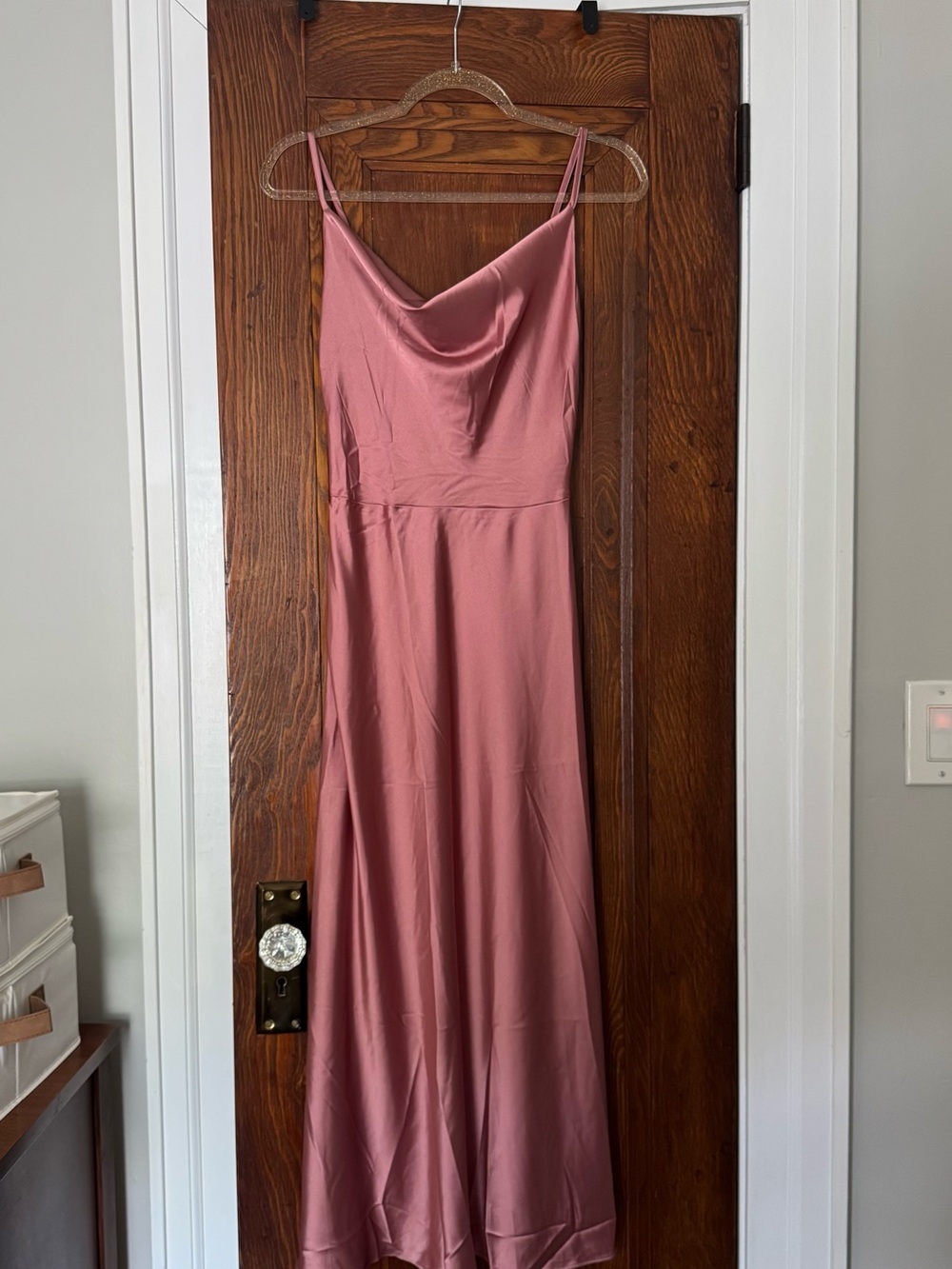 NWT Slip Midi Dress in Dusty Rose size S